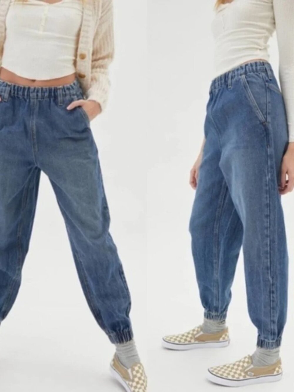 Urban Outfitters BDG Raine Pull On Denim Joggers SIZE Medium